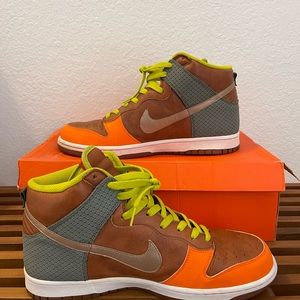 Nike Dunk SB High Premium 'Orange Blaze Cognac'